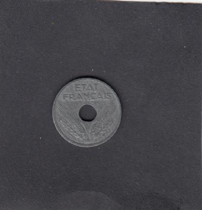 Beschrijving: 10 Centimes HOLE 1,3 mm